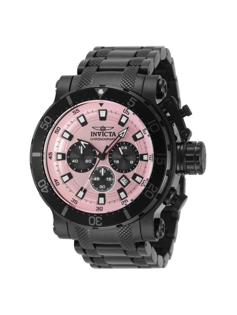 Invicta Coalition Forces Night Hawk Men's Watch - 52mm, Black (49228)
